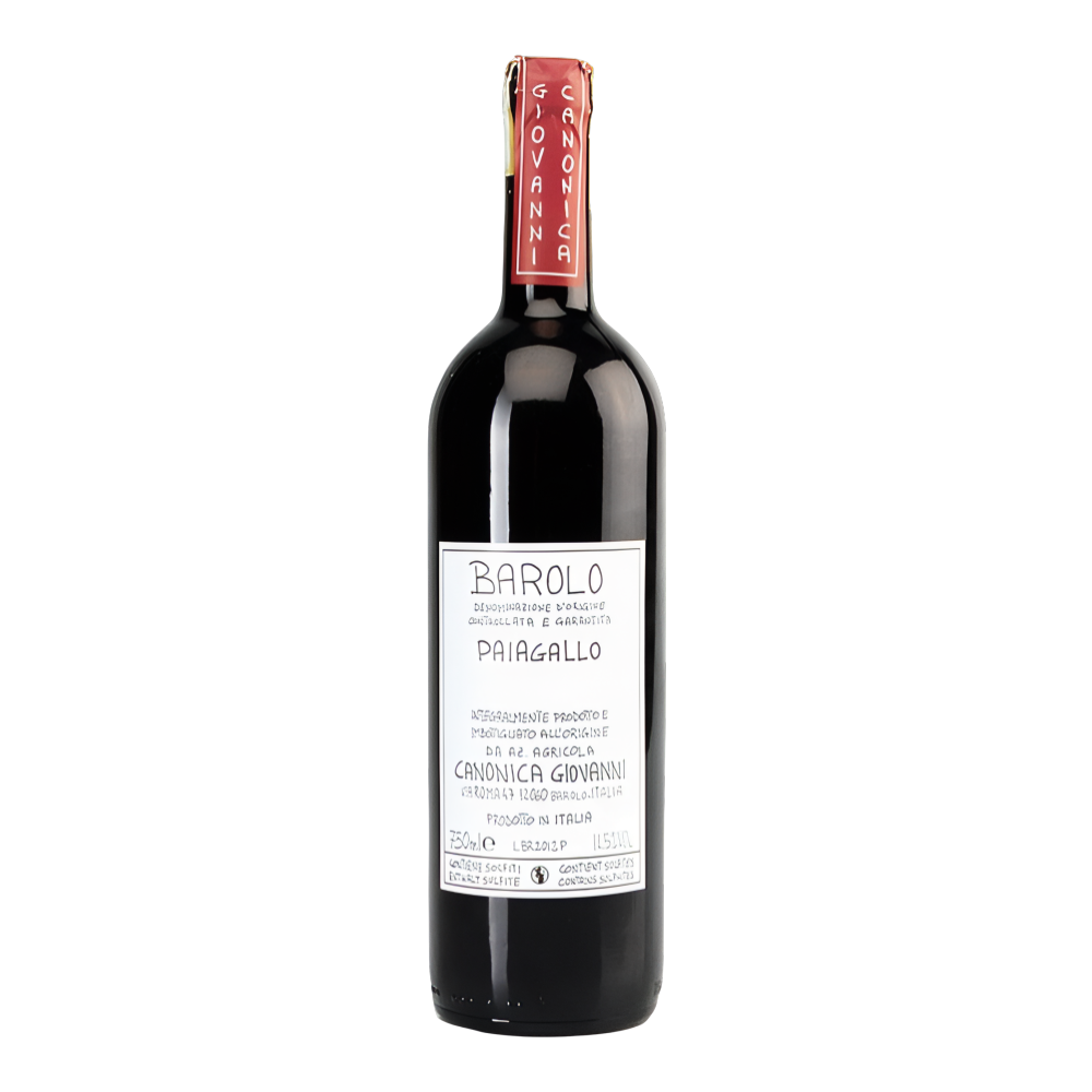 Giovanni Canonica, Barolo Paiagallo 2013, Bottiglia 750 ml